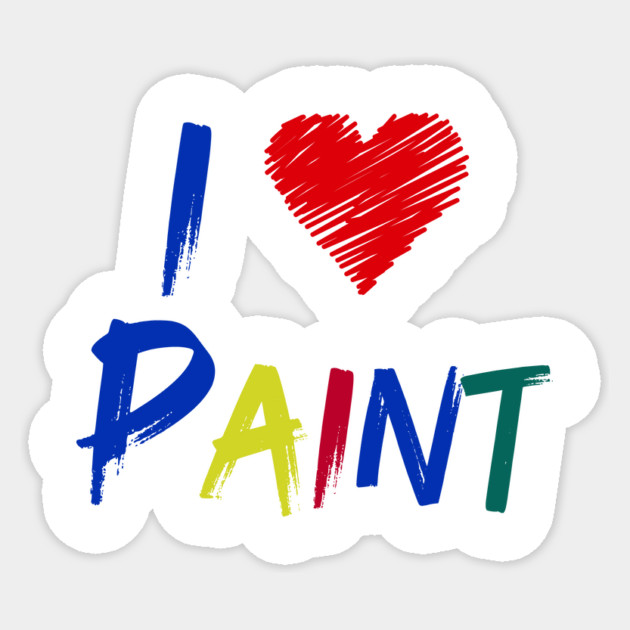I'm Paint Cute Couple Valentine Sticker by ArtistTee ⭐⭐⭐⭐⭐