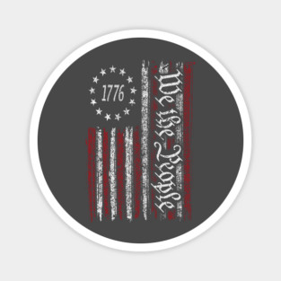 Vertical Distress Flag Magnet