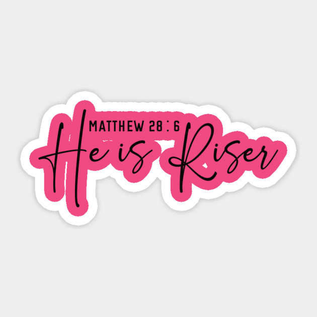 Matthew 28:6 Sticker by David's Store 3