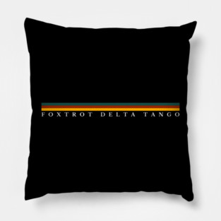 Foxtrot-Delta-Tango Pillow