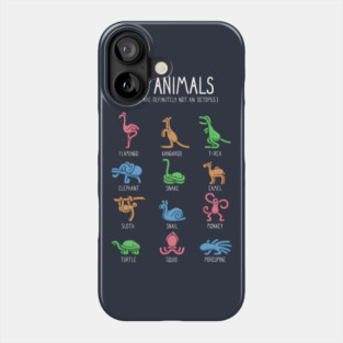12 Animals (That are Definitely Not an Octopus) Phone Case