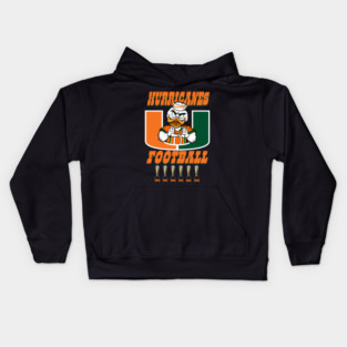 Canes Football Kids Hoodie