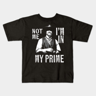 im in my prime vintage black and white - fan made Kids T-Shirt