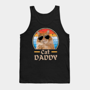 Cool Cat Dad Vibes Tank Top