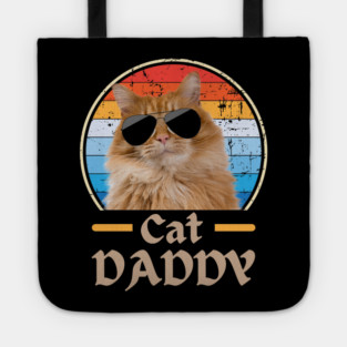 Cool Cat Dad Vibes Tote