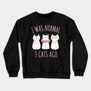 Crazy Cat Lady in Progress Crewneck Sweatshirt