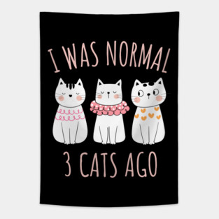 Crazy Cat Lady in Progress Tapestry