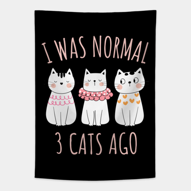 Crazy Cat Lady in Progress Tapestry by Premachandra's Store