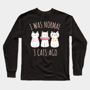 Crazy Cat Lady in Progress Long Sleeve T-Shirt