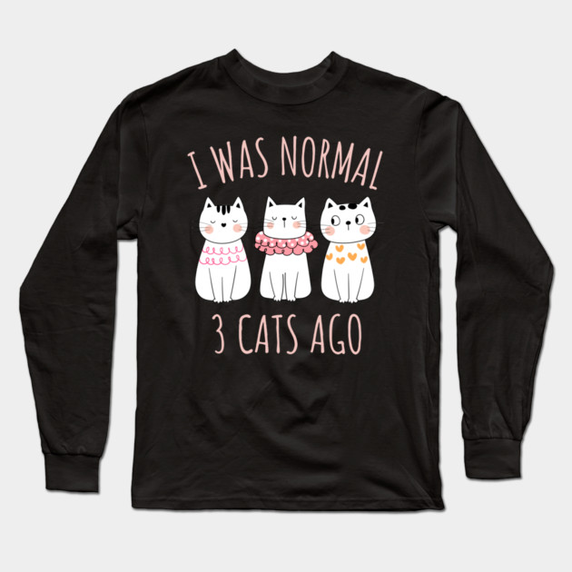 Crazy Cat Lady in Progress Long Sleeve T-Shirt by Premachandra's Store