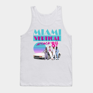 Miami Vertical Attack - '84 Dolphins Vintage Football Tank Top