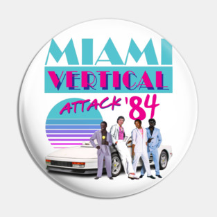 Miami Vertical Attack - '84 Dolphins Vintage Football Pin