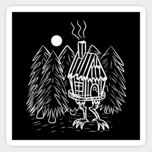 BABA YAGA'S HUT Sticker