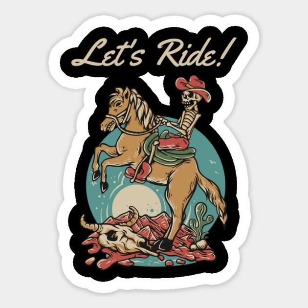 Let's Ride! Magnet by The Patron