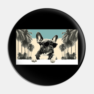 Cool French Bulldog Pin