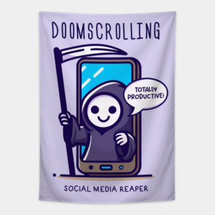DOOMSCROLLING Tapestry