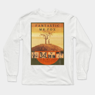 Fantastic Mr Fox Movie A Film By Wes Anderson Long Sleeve T-Shirt