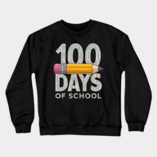100 Days of School Girls Coquette Bow 100th Day of School Crewneck Sweatshirt