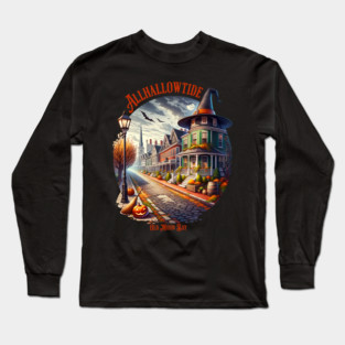 Allhallowtide Witchy Town Long Sleeve T-Shirt