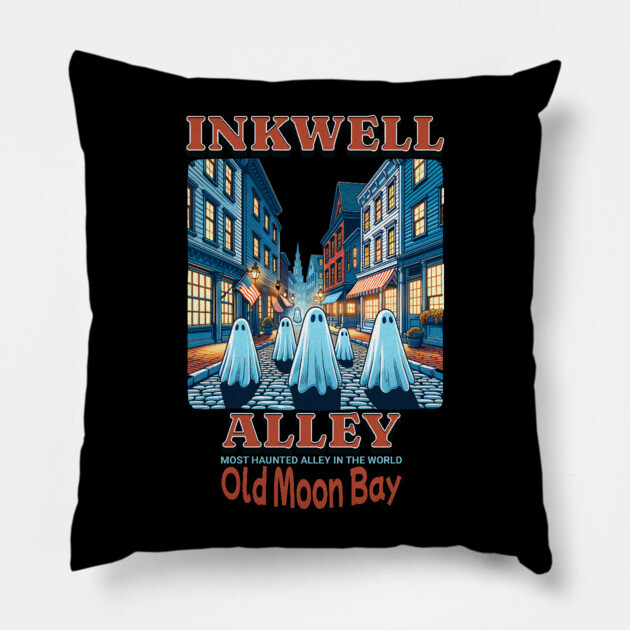 Inkwell Alley Pillow by H. R. Sinclair