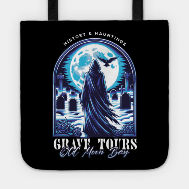 Grave Tours, Old Moon Bay Tote by H. R. Sinclair