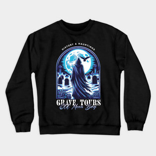 Grave Tours, Old Moon Bay Crewneck Sweatshirt