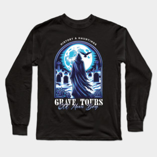 Grave Tours, Old Moon Bay Long Sleeve T-Shirt