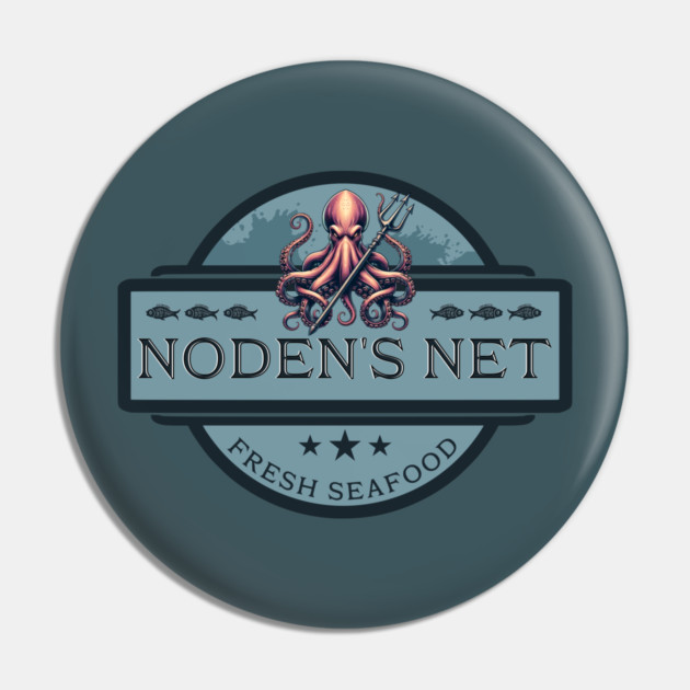 Noden's Net Seafood Restaurant Pin by H. R. Sinclair