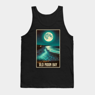 Vintage Old Moon Bay Poster Tank Top