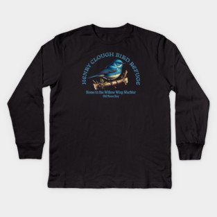 Clough Bird Refuge Kids Long Sleeve T-Shirt