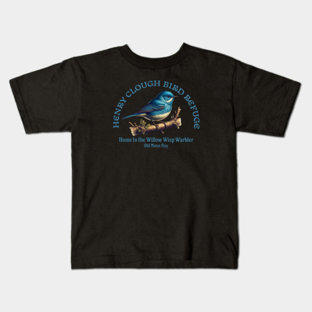 Clough Bird Refuge Kids T-Shirt by H. R. Sinclair