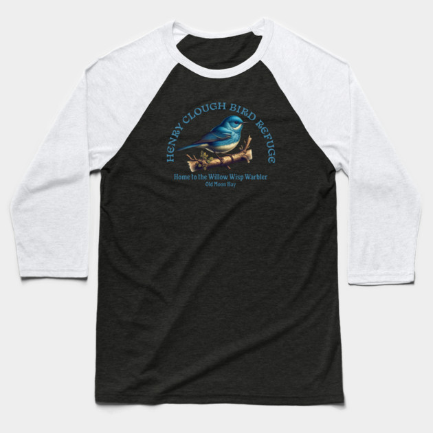 Clough Bird Refuge Baseball T-Shirt by H. R. Sinclair