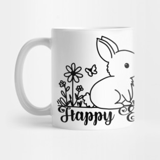 Easter Bunny Doodle Mug