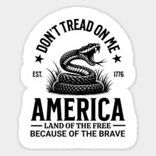 Don't tread on me Magnet