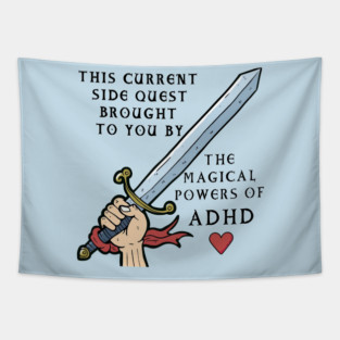ADHD Side quest Tapestry