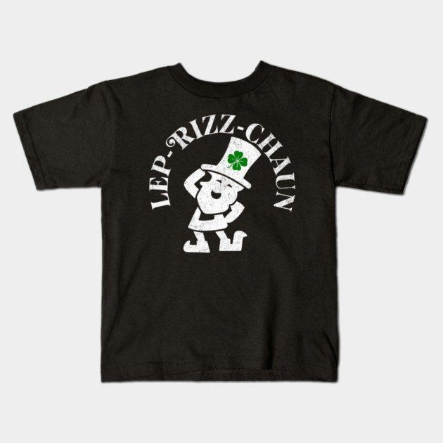 St Patrick's Day Lep-Rizz-Chaun Saint Paddy's Day Leprechaun Kids T-Shirt by Yesteeyear