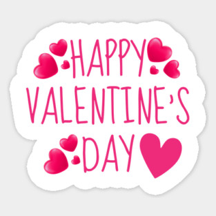 Happy Valentines Day Sticker