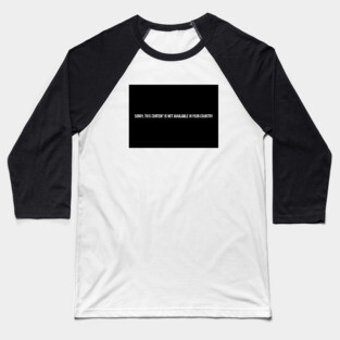 censorship Baseball T-Shirt