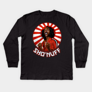 Sho'nuff The Shogun of Harlem Kids Long Sleeve T-Shirt