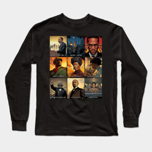 Icons of Black History Long Sleeve T-Shirt