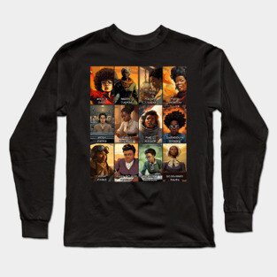12 Great Women of Black History Long Sleeve T-Shirt