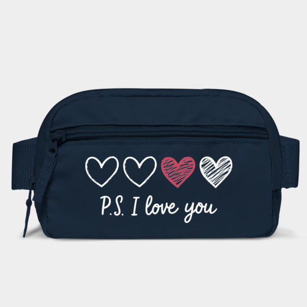 PS I Love You Day Valentine's Day Purple Heart Women Men Kid by AZEERTEE