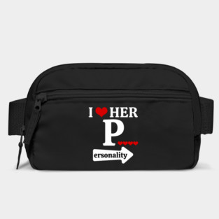 Funny Valentine's Day Couple Matching I Love Her Personality Bag