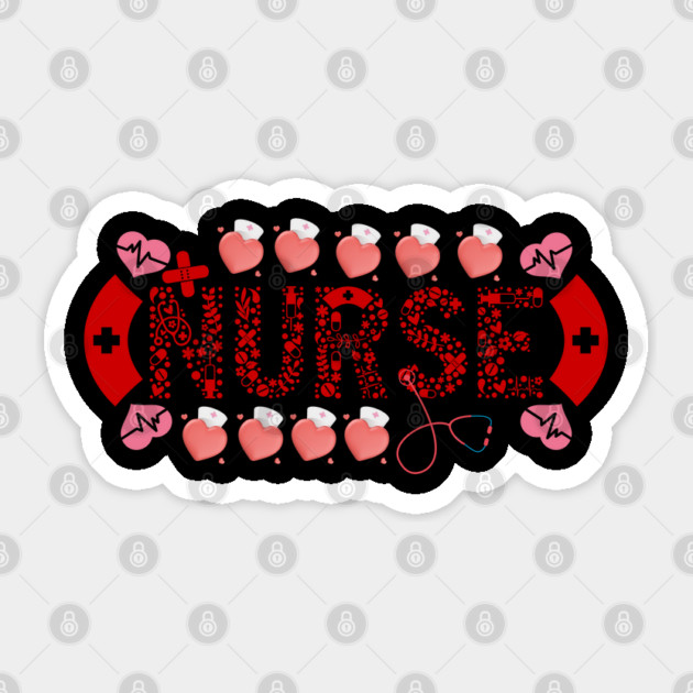 Nurse Sticker by Creatifly Graphic Tees