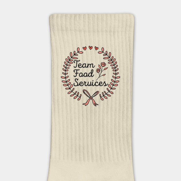 Elegant Team Food Services Floral Wreath Design by AZEERTEE