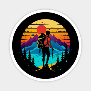 Hiking Solo Summit Ver. 3 Magnet
