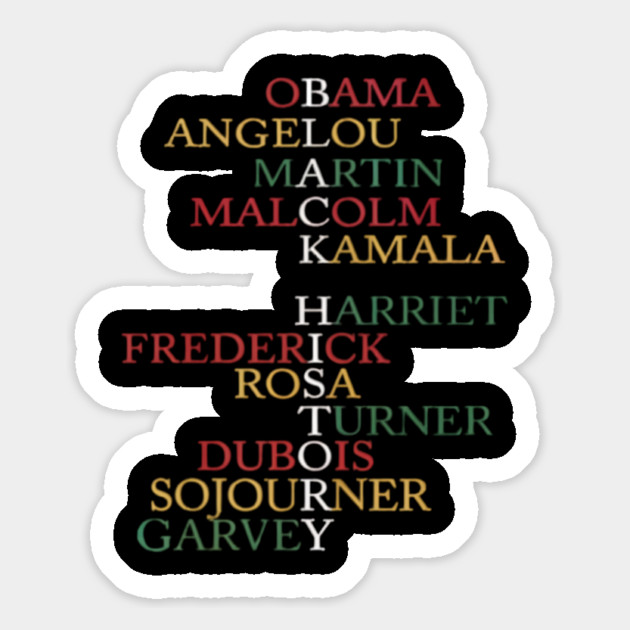 Womens Black History Month Apparel Powerful Leaders Magnet by ArtistTee ⭐⭐⭐⭐⭐