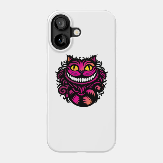 Cheshire Cat Phone Case by DickinsonDesign