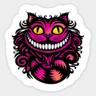 Cheshire Cat Sticker