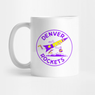 Vintage Denver Rockets Basketball Mug